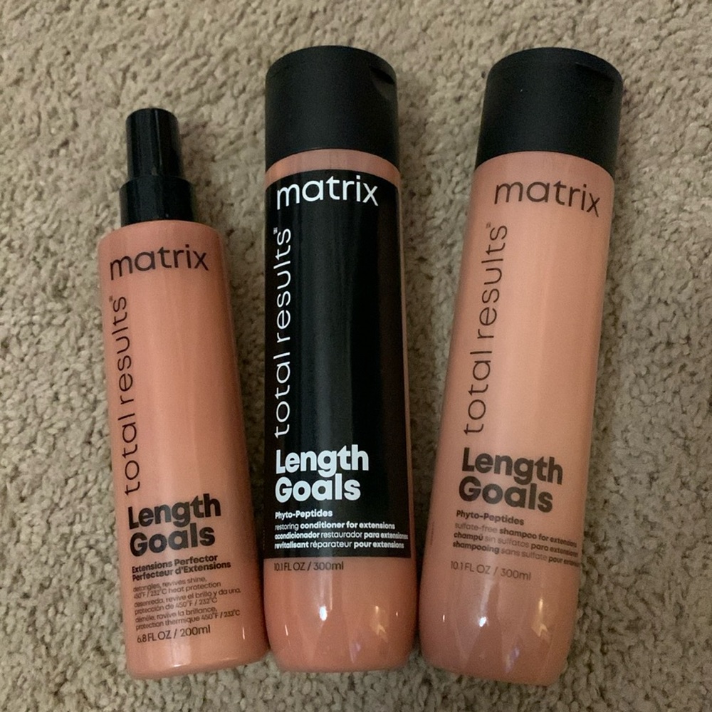 Matrix Extension Shampoo, Conditioner and Detangler Spray